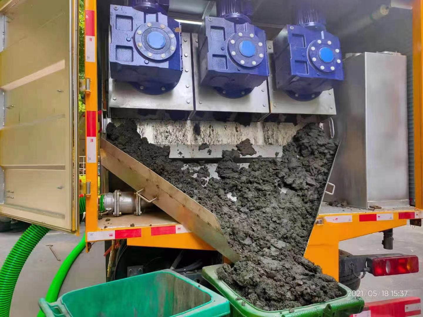 温宿化粪池清掏城市维护站-泥浆净化干湿分离处理